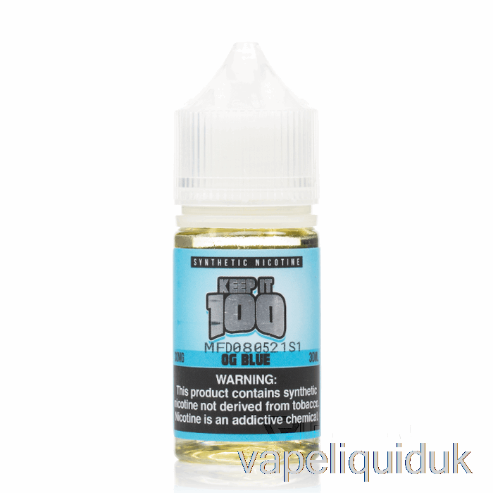 OG Blue Salts - Keep It 100 - 30mL 50mg Vape Juice